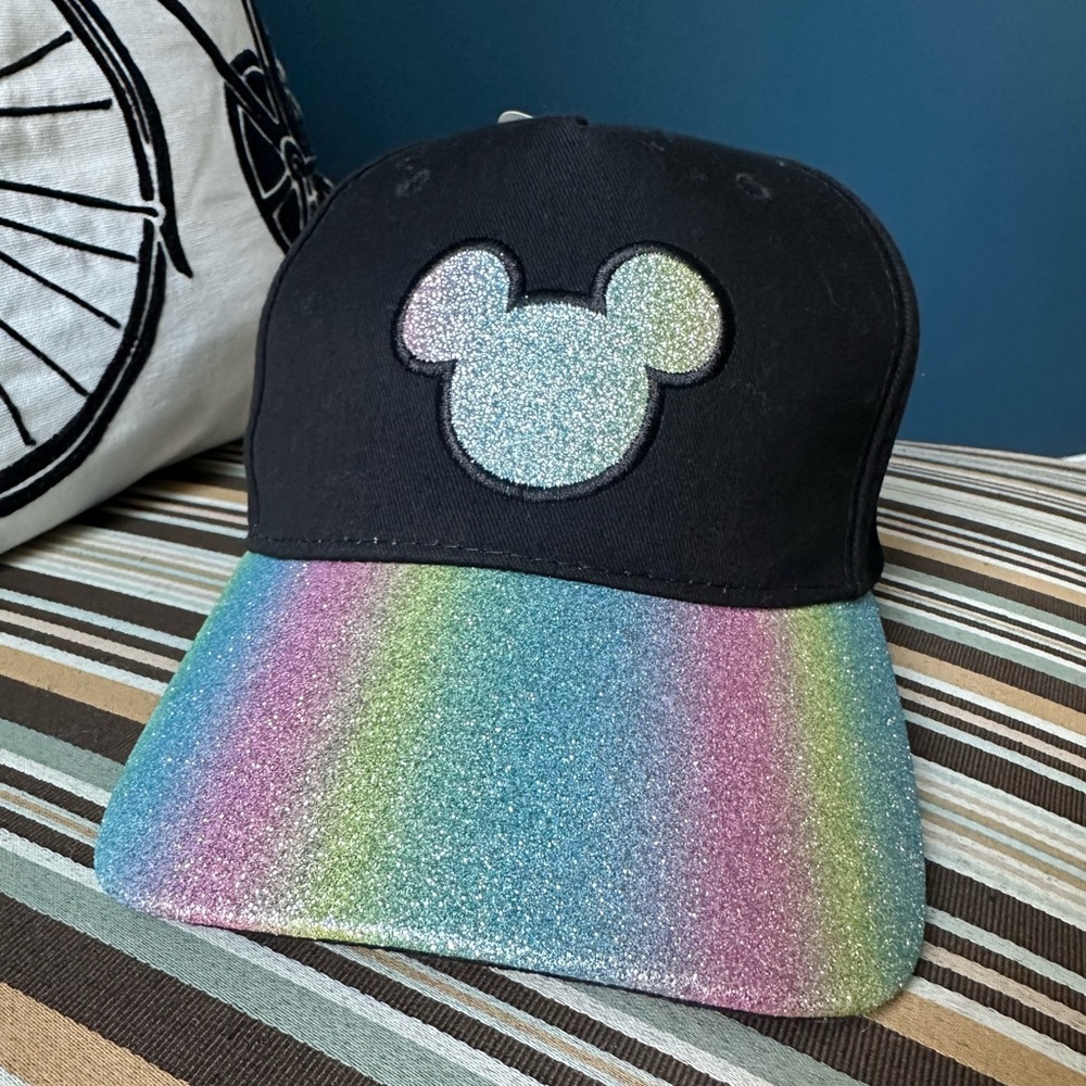 Disney glitter Mickey hat